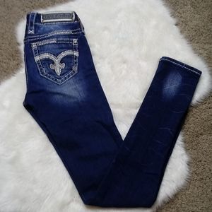 Rock Revival July Skinny Jeans Sz 24
